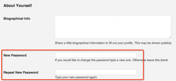 New Password