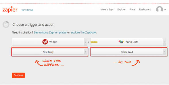 Make a new Zap4