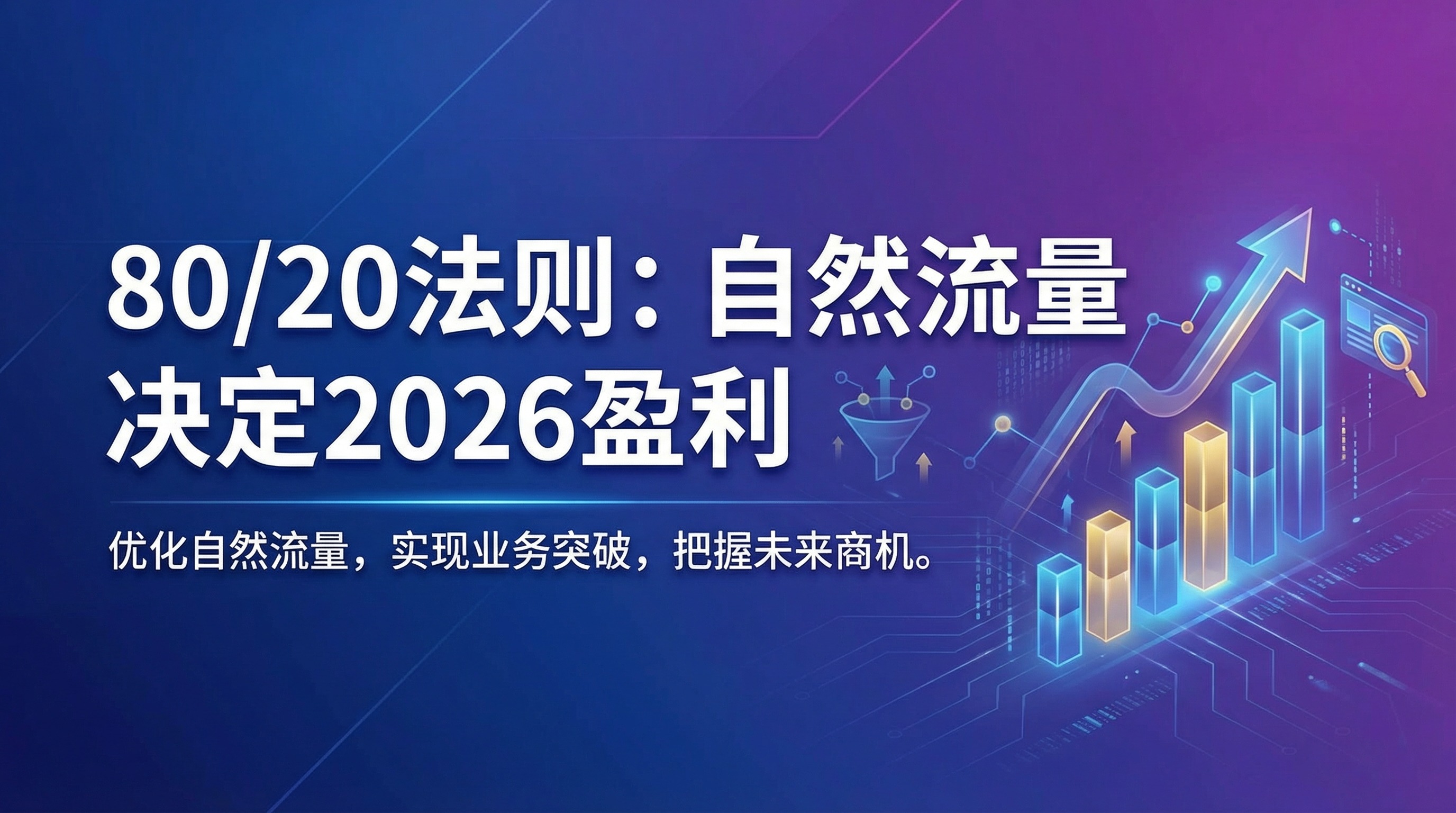 2026年独立站流量80/20法则：为什么80%的Shopify卖家在SEO上浪费了一半预算？