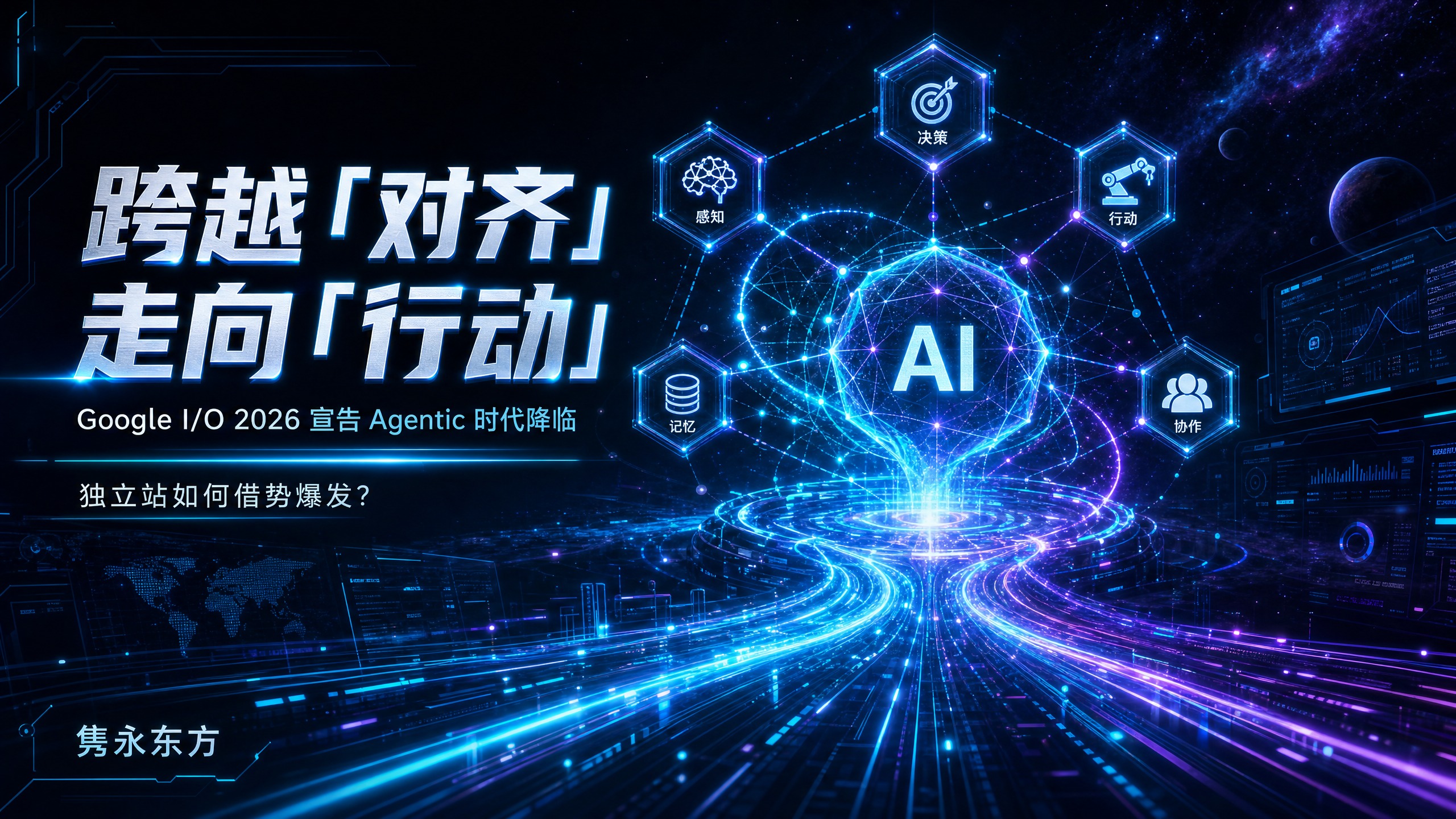 跨越「对齐」走向「行动」：Google I/O 2026 宣告 Agentic 时代降临，独立站如何借势爆发？