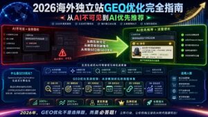2026海外独立站GEO优化完全指南 | 从AI不可见到AI优先推荐