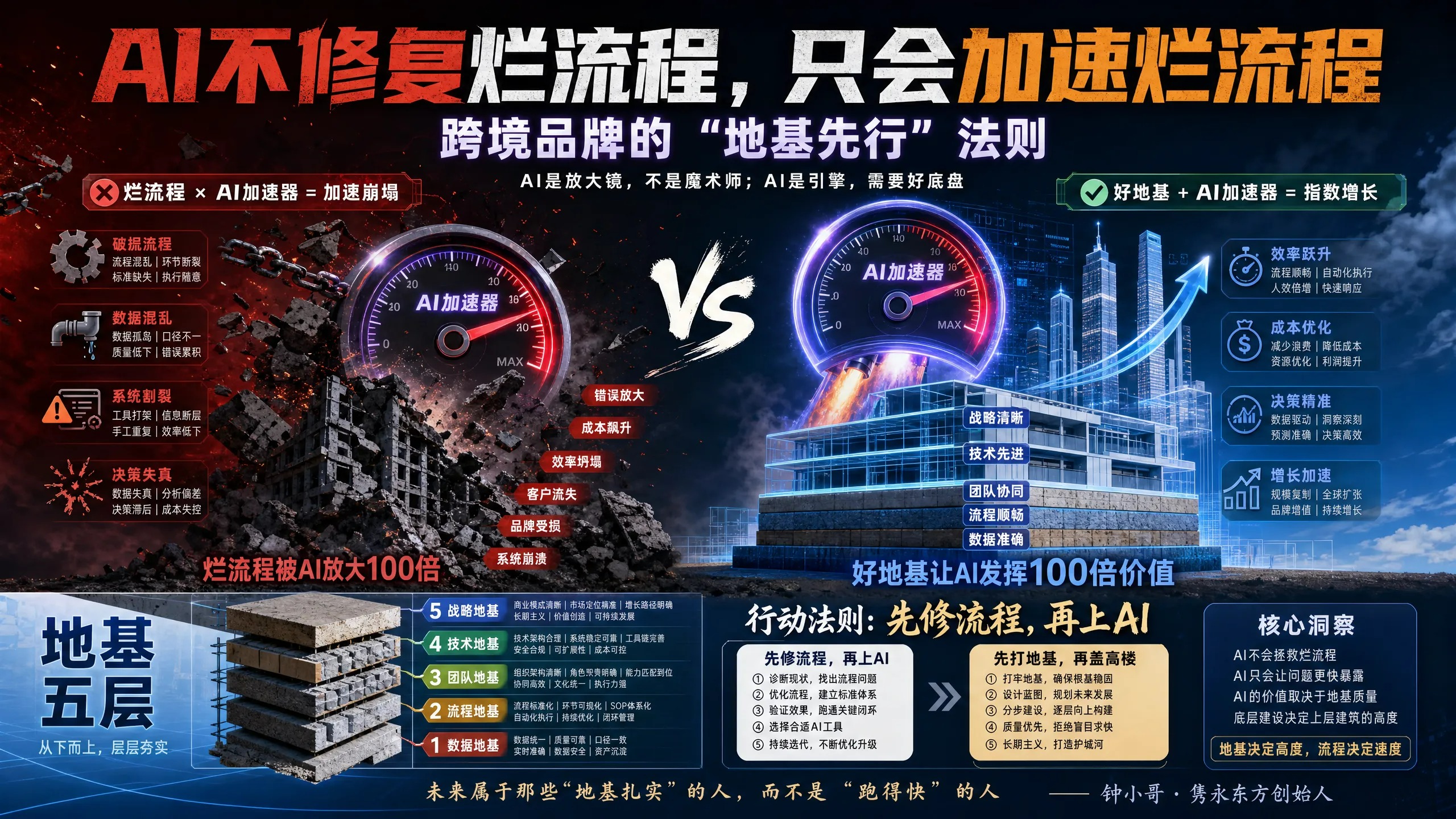 AI不修复烂流程，只会加速烂流程——跨境品牌的“地基先行”法则