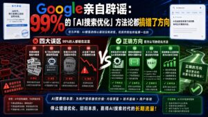 Google亲自辟谣：99%的「AI搜索优化」方法论都搞错了方向