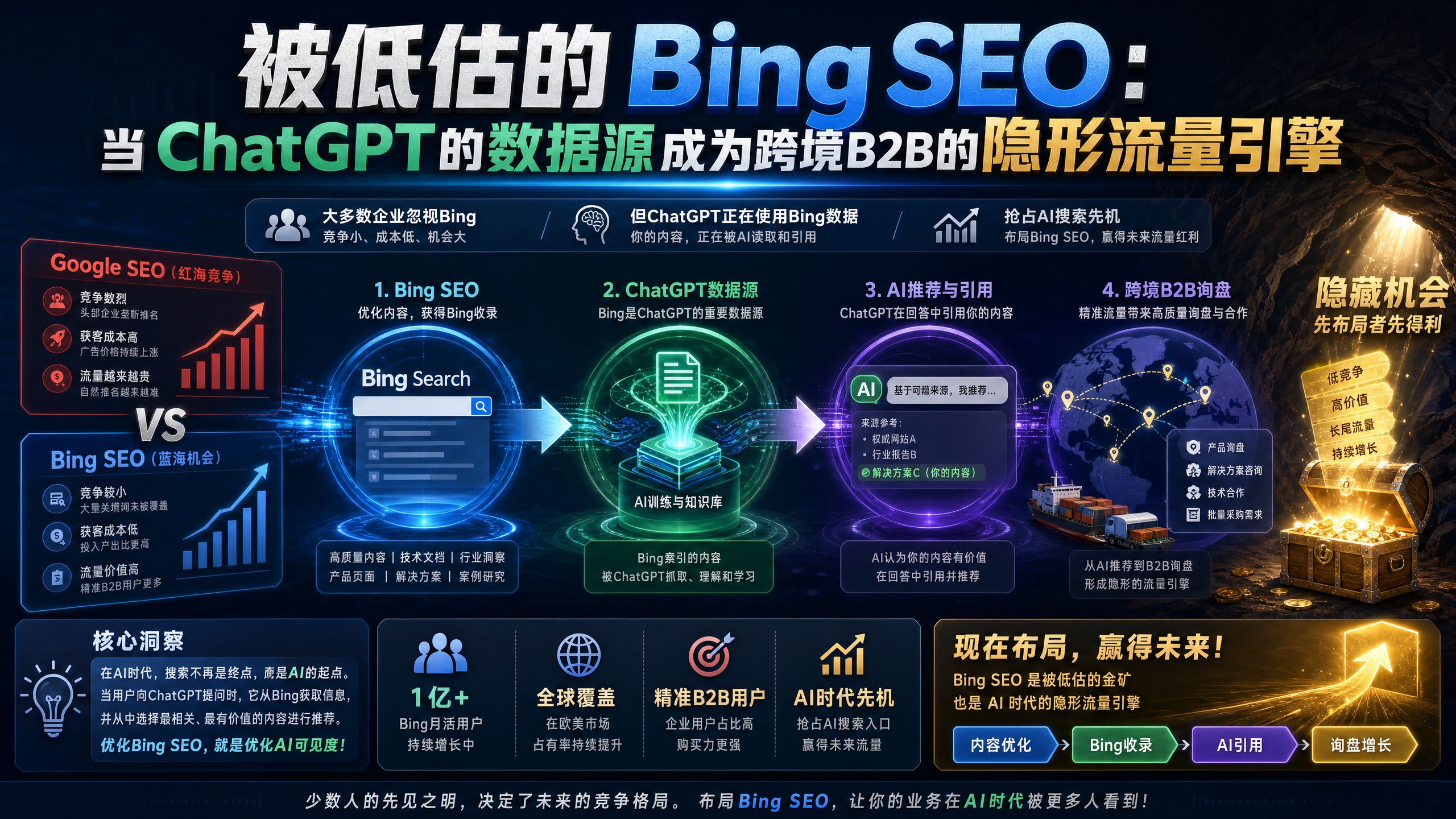 被低估的Bing SEO：当ChatGPT的数据源成为跨境B2B的隐形流量引擎