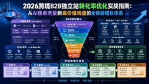 2026跨境B2B独立站转化率优化实战指南：从AI搜索流量到高价值询盘的全链路增长体系