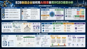 B2B制造企业如何用AI搜索做竞对GEO差距分析