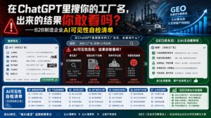 在ChatGPT里搜你的工厂名，出来的结果你敢看吗？——B2B制造企业AI可见性自检清单