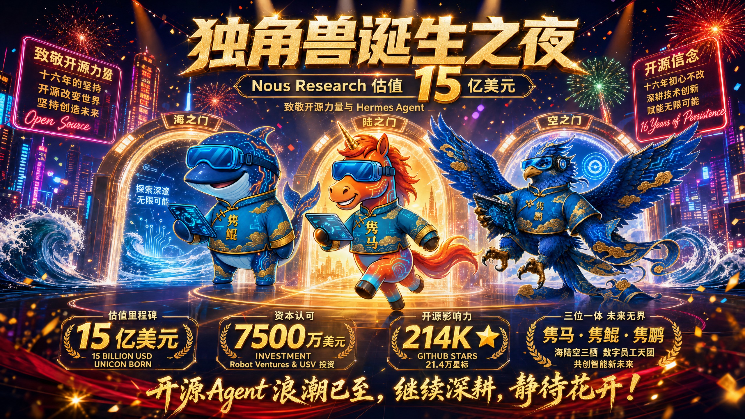 当Hermes成为独角兽，我们的三颗星辰也亮了