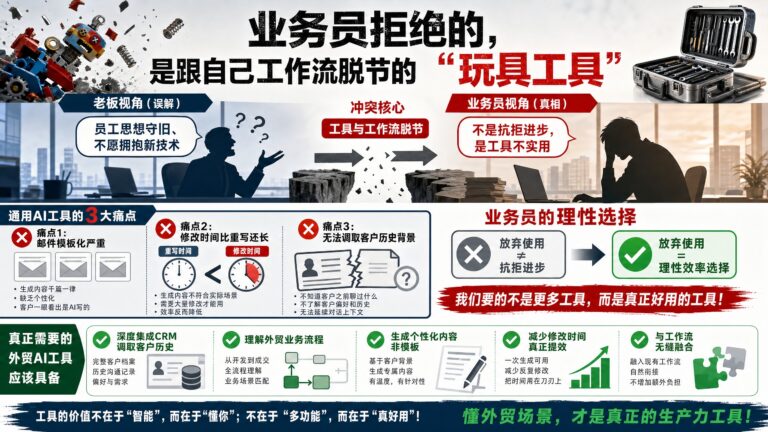 外贸业务员为什么不爱用AI工具