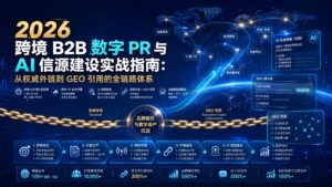 2026 跨境 B2B 数字 PR 与 AI 信源建设实战指南：从权威外链到 GEO 引用的全链路体系