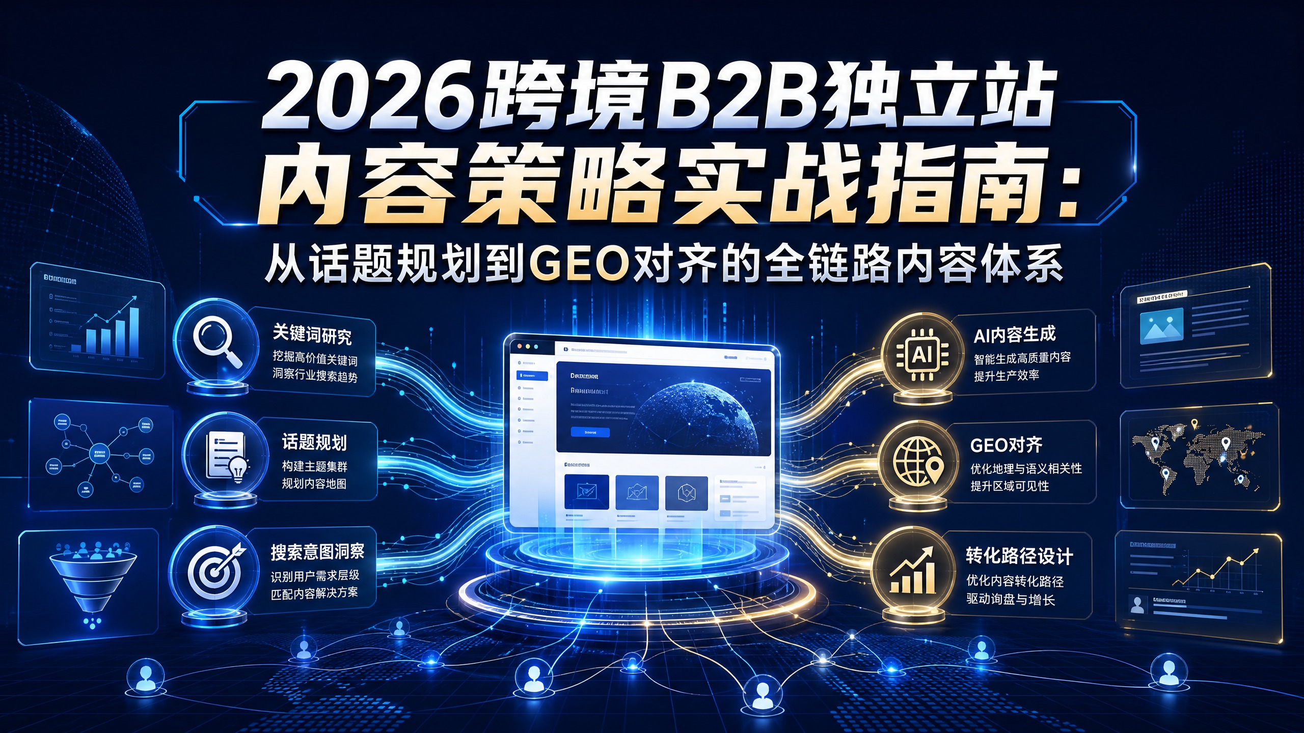 2026跨境B2B独立站内容策略实战指南：从话题规划到GEO对齐的全链路内容体系