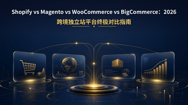 Shopify vs Magento vs WooCommerce vs BigCommerce：2026跨境独立站平台终极对比指南
