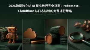 2026跨境独立站 AI 爬虫放行完全指南：robots.txt、Cloudflare 与日志核验的完整通行策略