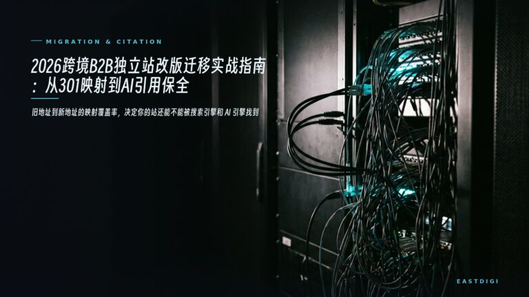 2026跨境B2B独立站改版迁移实战指南：从301映射到AI引用保全