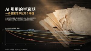 AI 引用的半衰期 一条答案活不过几个季度