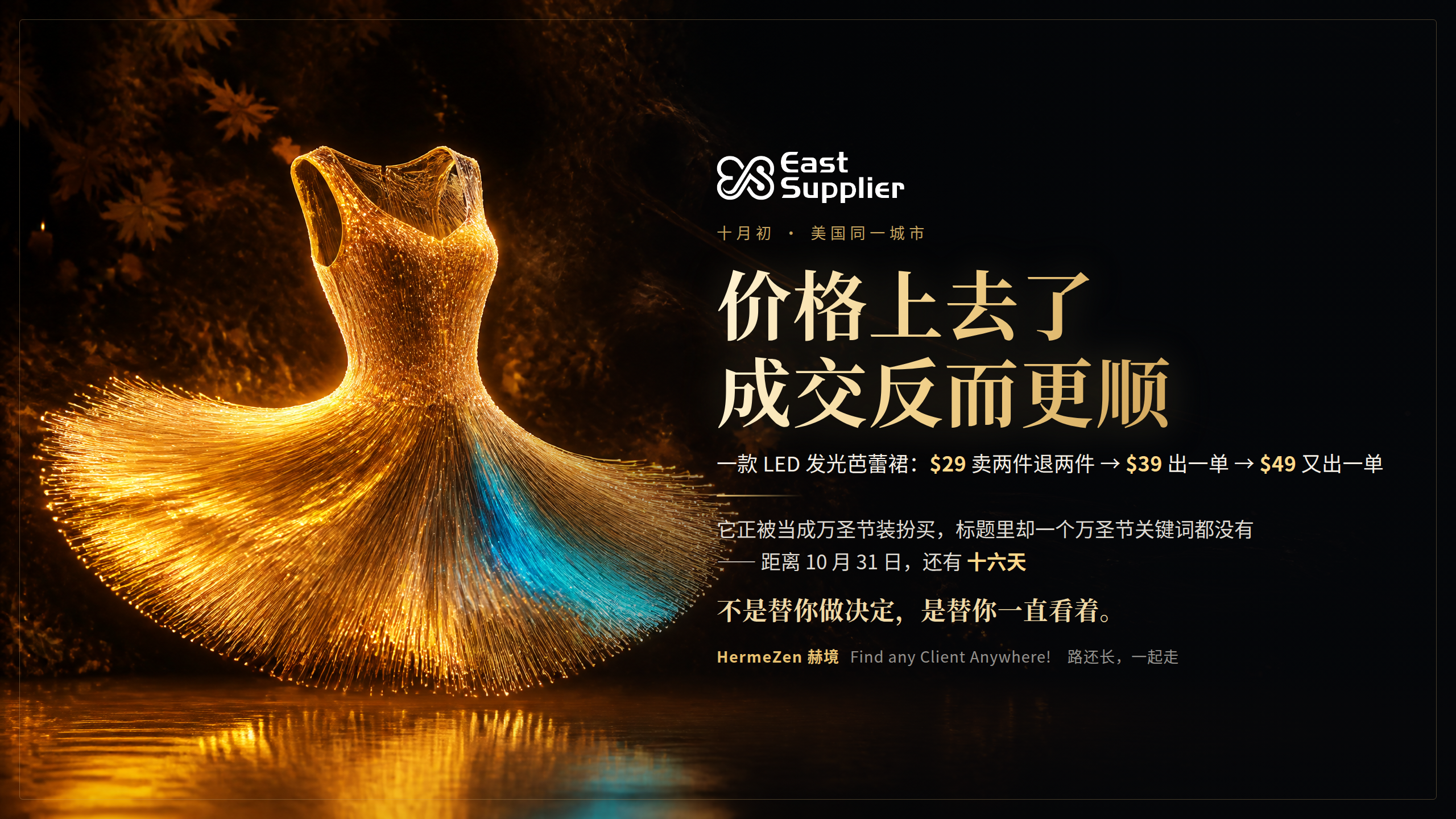 一款 LED 发光芭蕾裙的两次复盘:价格上去了,成交反而更顺