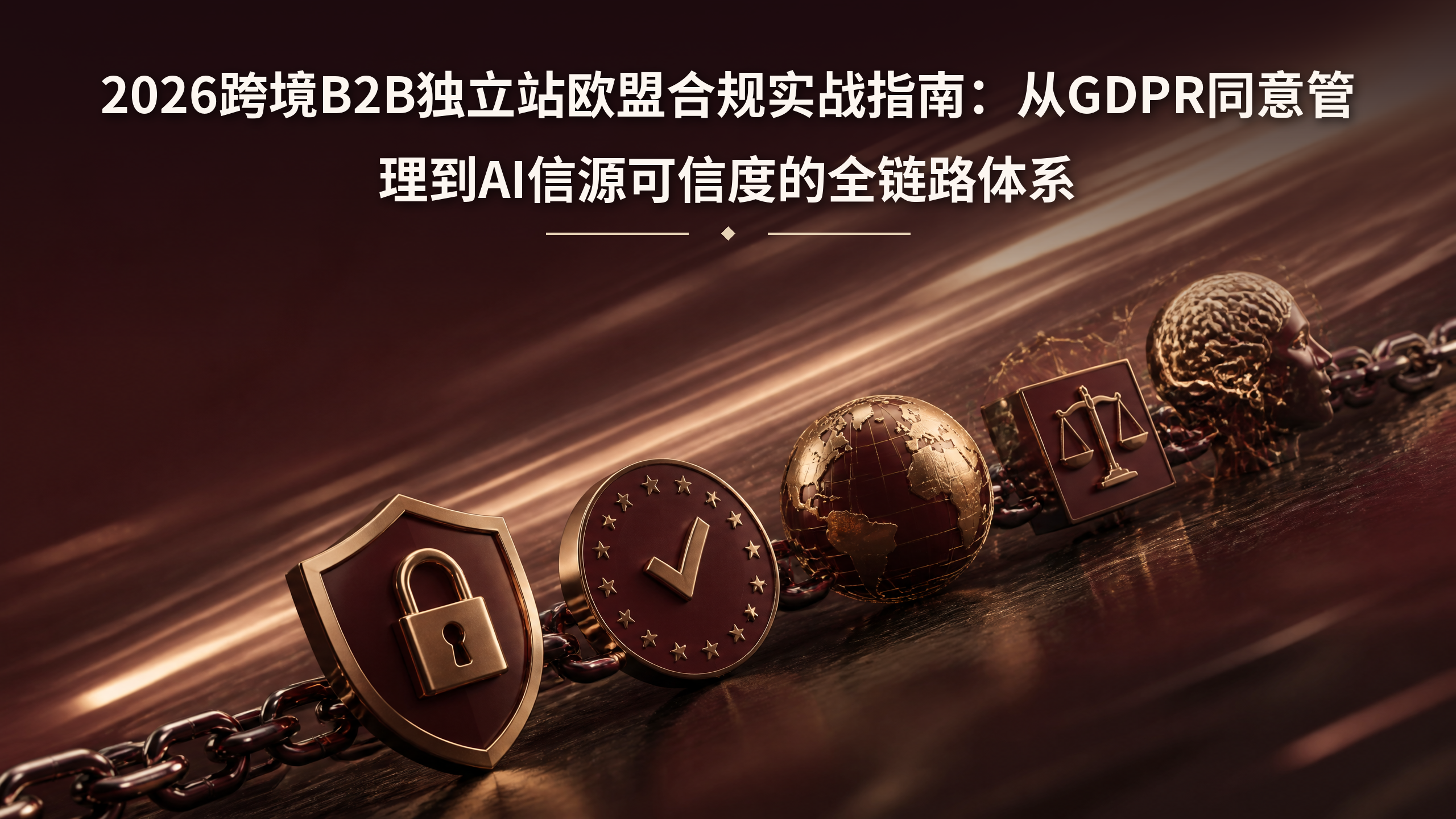 2026跨境B2B独立站欧盟合规实战指南：从GDPR同意管理到AI信源可信度的全链路体系